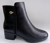 Botki damskie D3115.BLACK Ocieplane (36/41,12par)