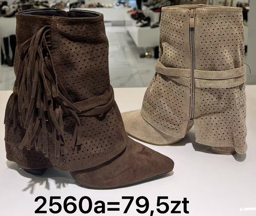 Botki damskie 2560A.KOLORDOWYBORU (36/41,12par)