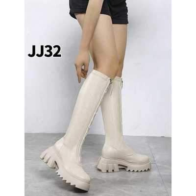 Kozaki damskie 7AJJ32.BEIGE Ocieplany (36/41,12par)