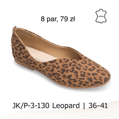 Balerinki damskie 7AP-3-130.LEOPARD (36/41,8par)