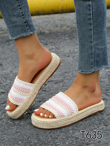 Klapki damskie T635.PINK (36/41,12par)
