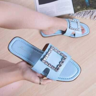 Klapki damskie 7A120-3C.BLUE (36/41,12par)