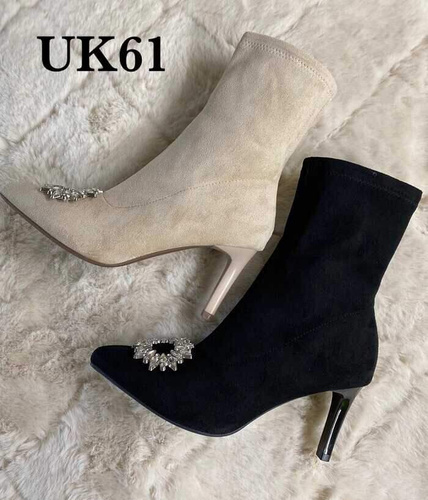 Botki damskie UK61.BEIGE (36/41,12par)