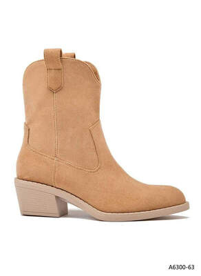 Botki damskie ocieplane A6300-63.CAMEL (36/41,12par)
