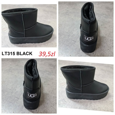 Botki damskie ocieplane LT315.BLACK (36/41,12par)