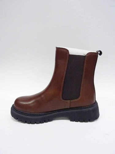 Botki damskie 7AE8208-2.BROWN Ocieplane (36/41,12par)