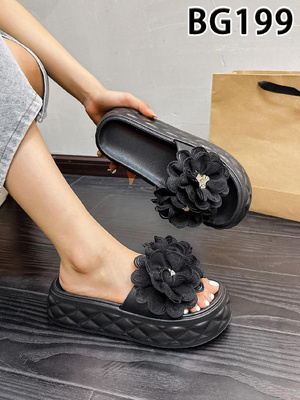 Klapki damskie BG199.BLACK (36/41,12par)