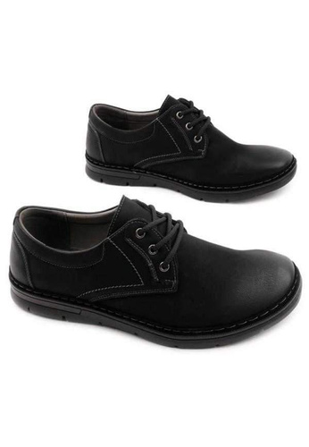 Półbuty męskie AB136A-7.BLACK/GREY (40/45,8par)