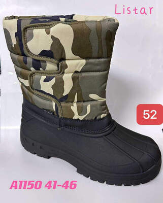 Botki męskie  9AB1150.BLACK  (41/46,12par)