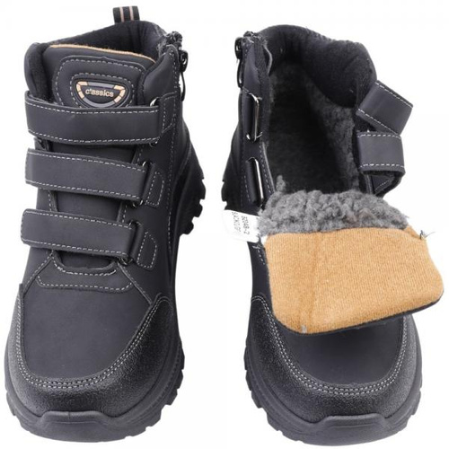 Trzewiki damskie B2048-2.BLACK/GREY (36/41,8par)