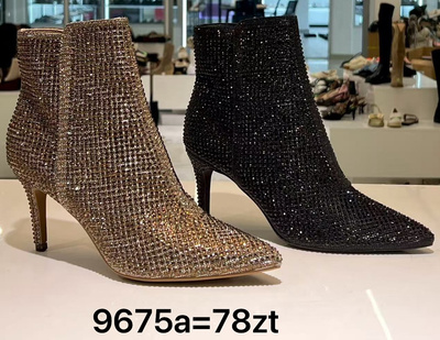 Botki damskie ocieplane 9675AKOLORDOWYBORU (36/41,12par)