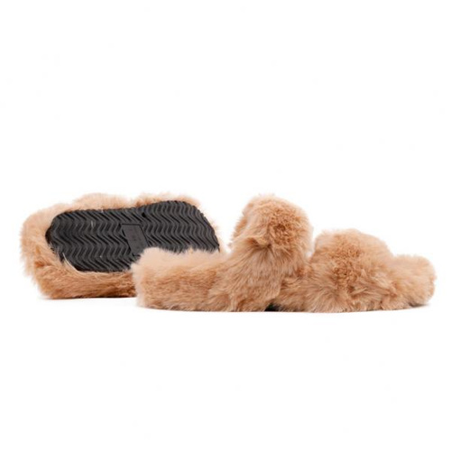 Kapcie damskie HN61-14.CAMEL (36/41,12par)