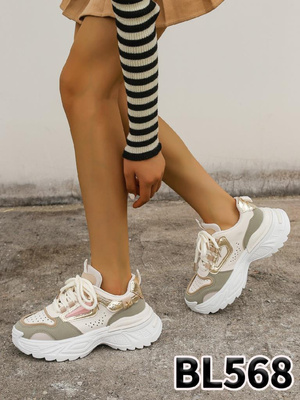 Buty sportowe damskie 7ABL568.GREEN (36/41,12par)