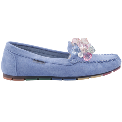 Mokasyny damskie MH22-10.BLUE (36/41,12par)