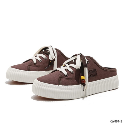 Trampki damskie 7AQY891-2.COFFEE  (36/41,12par)