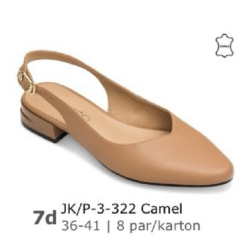 Sandały damskie 7AP-3-322.CAMEL (36/41,8par)