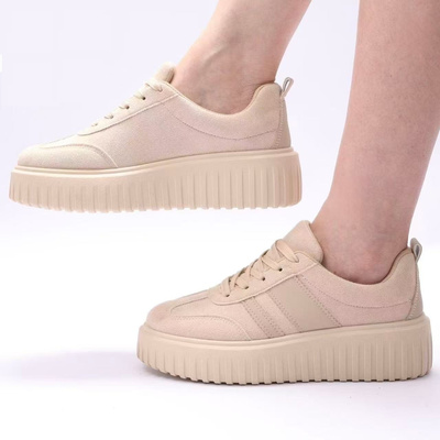 Buty sportowe damskie 7AB3511.BEIGE (36/41,12par)