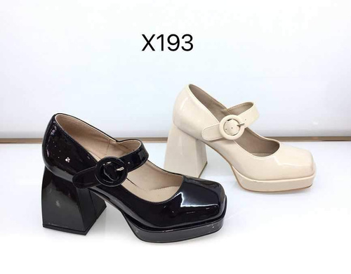Czółenka damskie 7AX193.BLACK, BEIGE (36/41,12par)