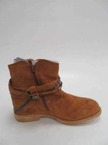 Botki damskie RM05-10.CAMEL Ocieplane (36/41,8par)