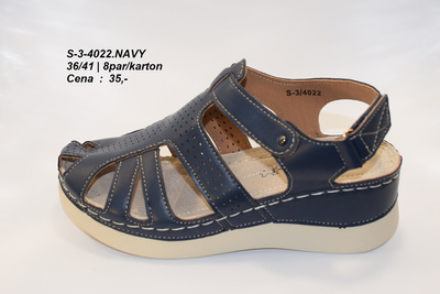 Sandały damskie 3-0422.NAVY (36/41,8par)