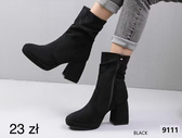 Botki damskie 9111.BLACK (36/41,12par)