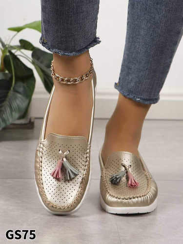 Balerinki damskie 7AGS75.GOLD (36/41,12par)