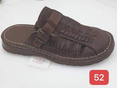 Klapki męskie 9A022.DBROWN (40/46,10par)
