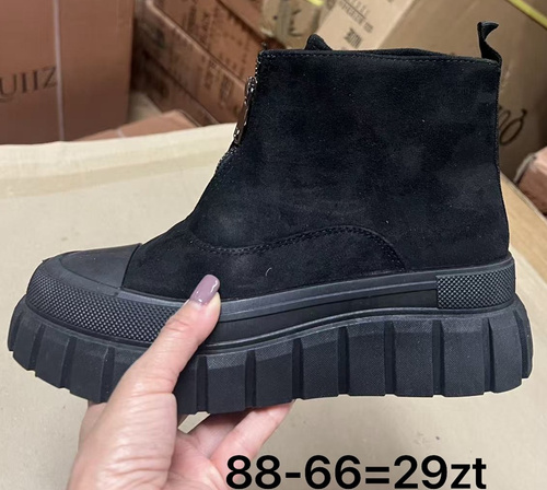 Botki damskie 88-66.BLACK (36/41,12par)