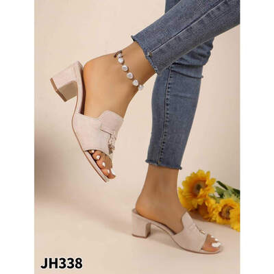 Klapki damskie  7AJH338.BEIGE (36/41,12par)