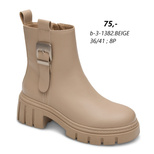 Botki damskie 7AB-3-1382.BEIGE (36/41,8par)
