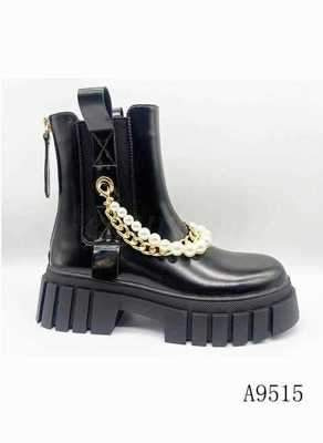 Botki damskie 7AA9515.BLACK Ocieplane (36/41,12par)