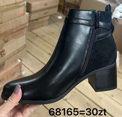 Botki damskie 68165.BLACK (36/41,12par)