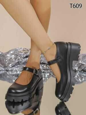 Balerinki damskie 7AT609.BLACK (36/41,12par)