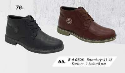 Trzewiki męskie 9AB-4-0706.KOLORDOWYBORU (41/46,12par)