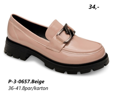 Półbuty damskie 3-0657.PINK (36/41,8par)