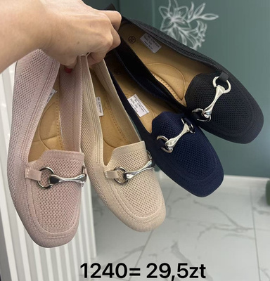 Balerinki damskie 1240.KOLORDOWYBORU (36/41,12par)