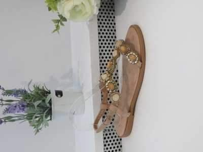 Sandały damskie 7AGG-71.KHAKI (36/41,12par)