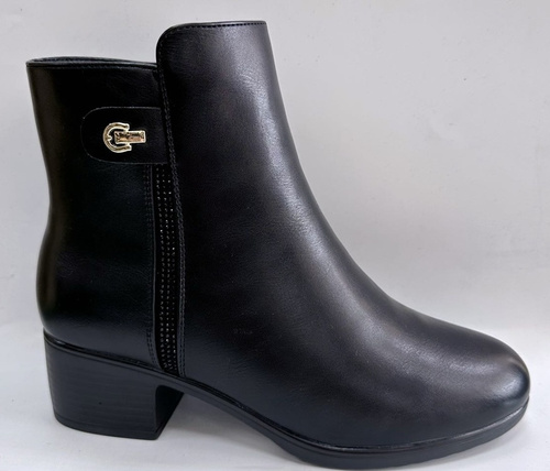 Botki damskie D3115.BLACK Ocieplane (36/41,12par)