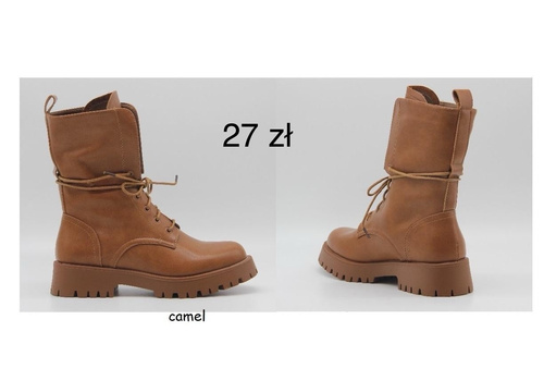 Botki damskie 5701.CAMEL (36/41,12par)