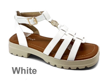 Sandały damskie  7A925-10.WHITE  (36/41,12par)