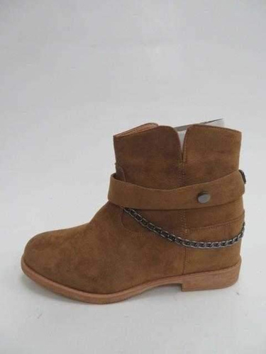 Botki damskie RM05-21.KHAKI Ocieplane (36/41,8par)