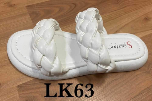 Klapki damskie 7ALK63.WHITE (36/41,12par)