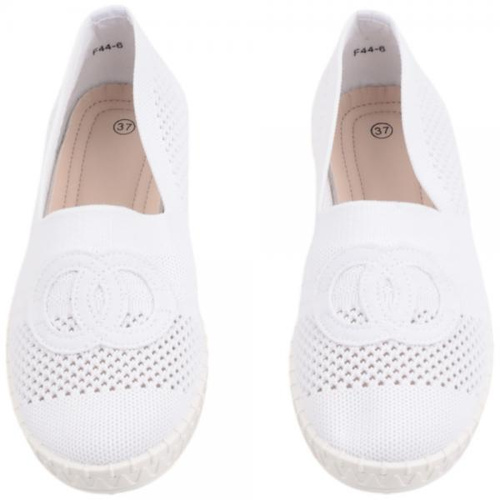 Balerinki damskie F44-6.WHITE (36/41,12par)