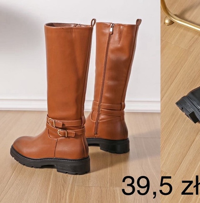 Kozaki damskie JW192.BROWN (36/41,12par)