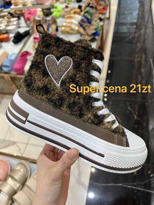 Botki damskie 7ALY113.LEOPARD  (36/41,12par)