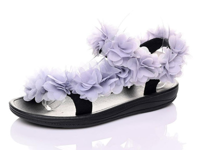 Sandały damskie DZ309-26.GREY (36/41,12par)