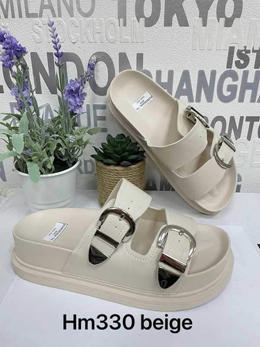 Klapki damskie 7AHM330.BEIGE (36/41,12par)