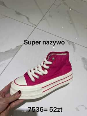 Trampki damskie 7A7536.FUSHIA (36/41,12par)
