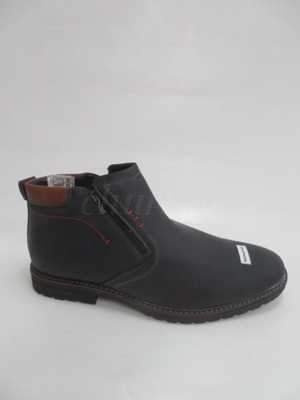 Trzewiki męskie 11A172AT-7.NAVY/RED (46/48,6par)