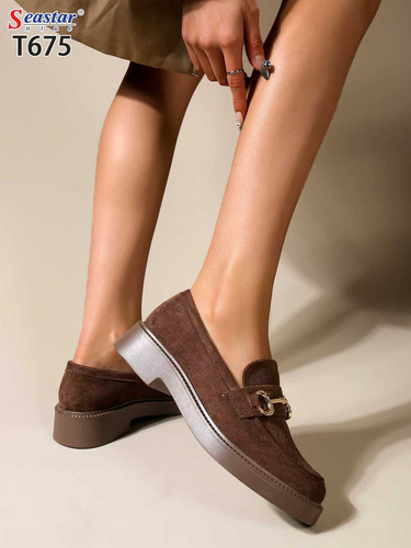 Półbuty damskie 7AT675.BROWN (36/41,12par)